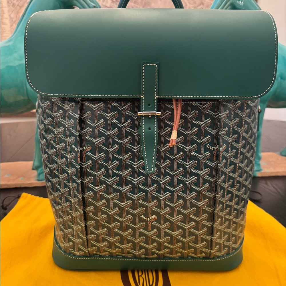 Goyard Green Alpine MM Backpack